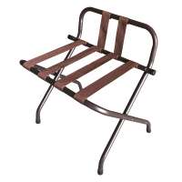 hot sale high quality hotel room luggage racks with backrest