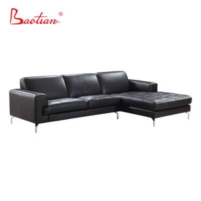 Hot sale model Modern European sofa set L shaped corner sofa