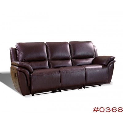 Home theater full leather American style recliner 1+2+3 sofa