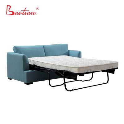 modern hotel furniture fabric sofa pull out mattress folding sofa bed