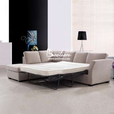 Baotian living room furniture modern sofa bed folding set designs with pocket spring mattress