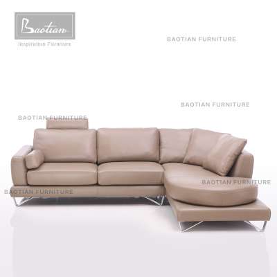 Hot sale model Modern European sofa set L shaped corner sofa