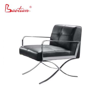 modern red chair with stainless steel base italian style leather armchair