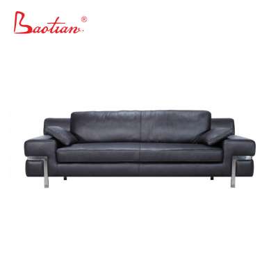 baotian furniture trade show accent home furniture leather sofa