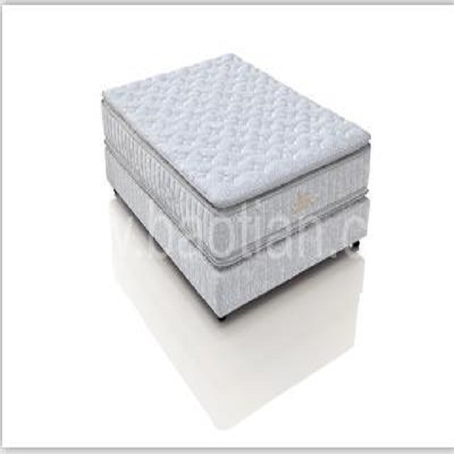 High pocket coil mattress with two side used pillow top and convoluted foam