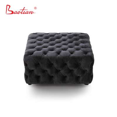 Modern bedroom furniture relaxing footrest chesterfield ottoman